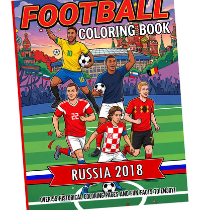 Football Coloring Book: Russia 2018
