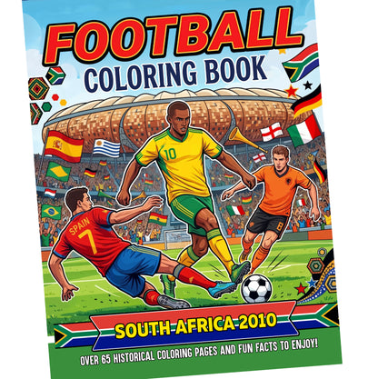 Football Coloring Book: South Africa 2010