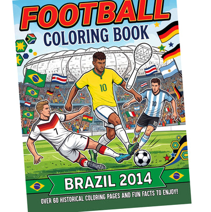Football Coloring Book: Brazil 2014
